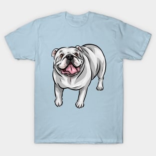 English Bulldog | White T-Shirt